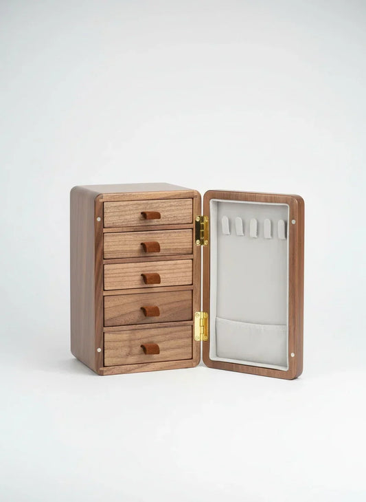 Boîte à bijoux moderne en bois