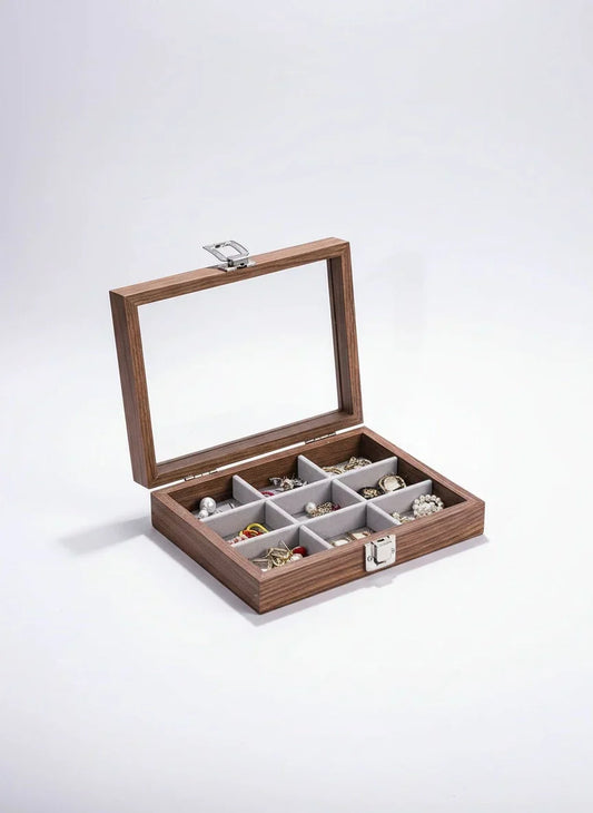 Boîte à bijoux bois laqué – Finition luxe