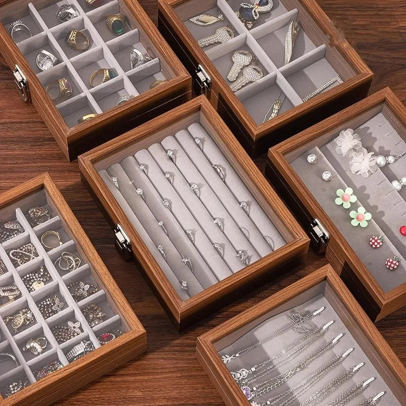 Boîte à bijoux bois naturel – Beauté pure