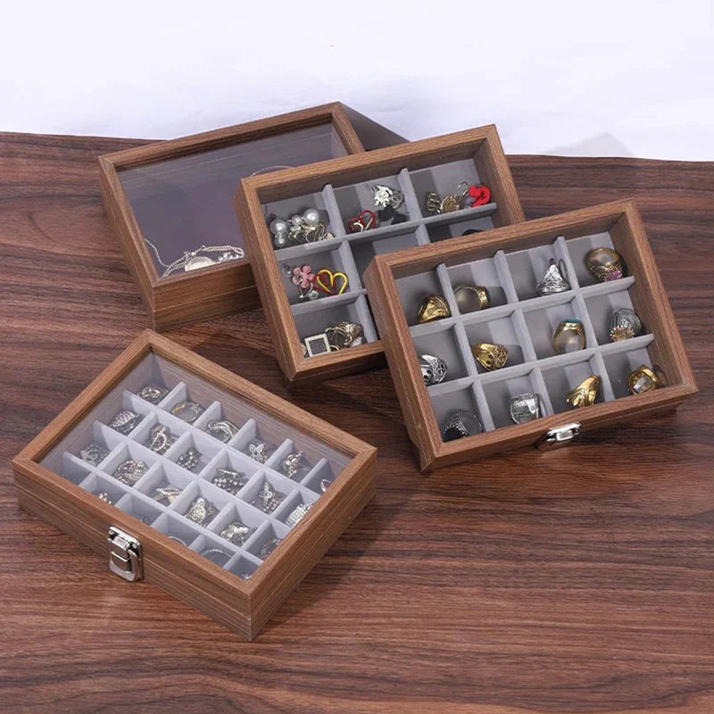 Boîte à bijoux bois original – Style créatif